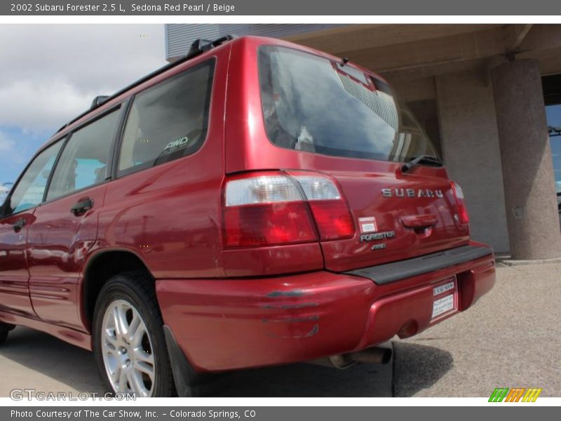 Sedona Red Pearl / Beige 2002 Subaru Forester 2.5 L