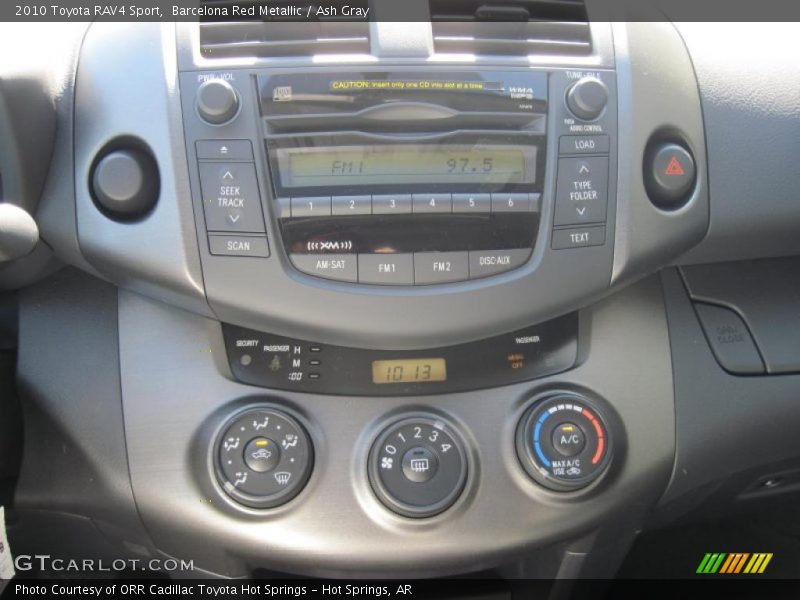Controls of 2010 RAV4 Sport