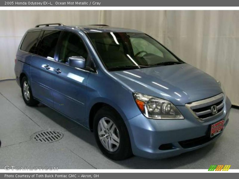 Ocean Mist Metallic / Gray 2005 Honda Odyssey EX-L