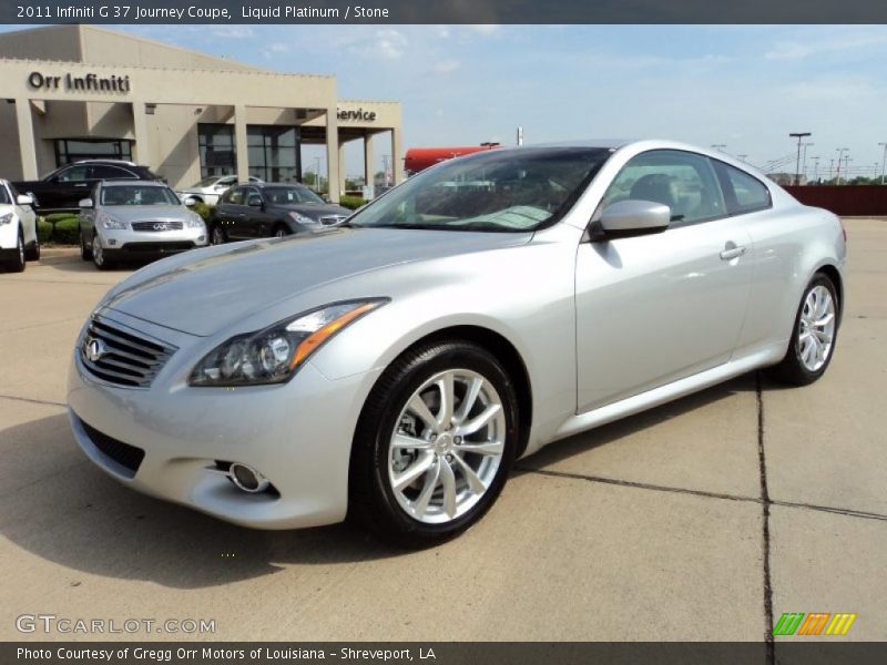 Liquid Platinum / Stone 2011 Infiniti G 37 Journey Coupe