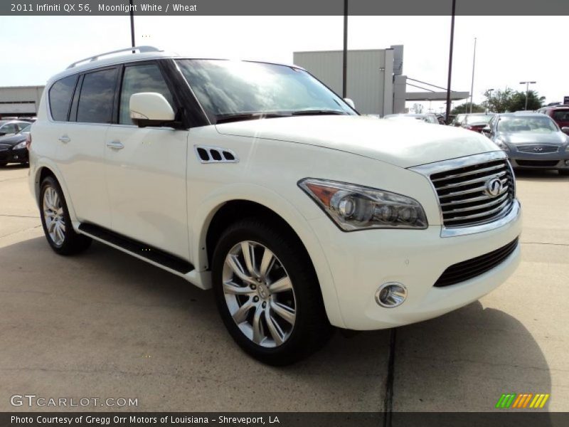Front 3/4 View of 2011 QX 56