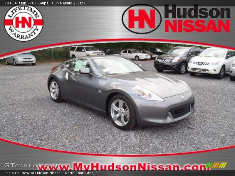 Gun Metallic / Black 2011 Nissan 370Z Coupe