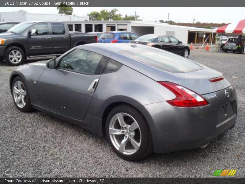 Gun Metallic / Black 2011 Nissan 370Z Coupe