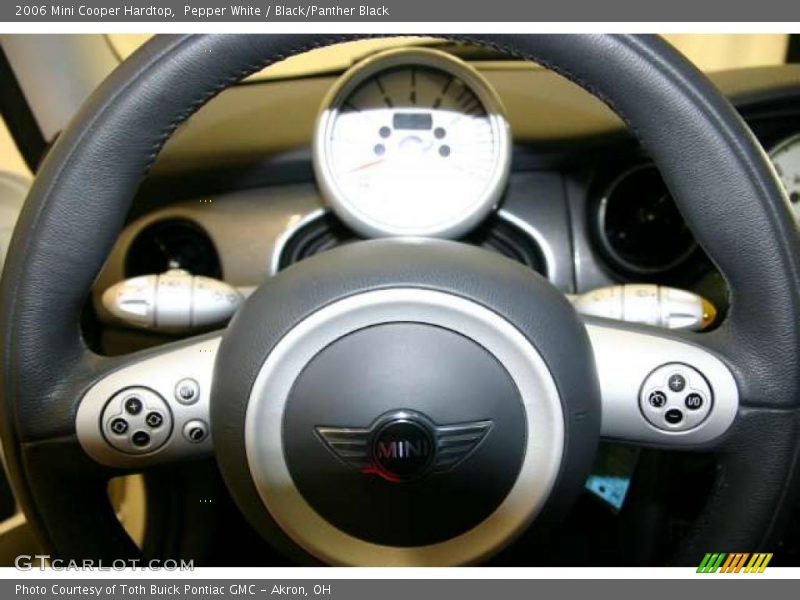Pepper White / Black/Panther Black 2006 Mini Cooper Hardtop