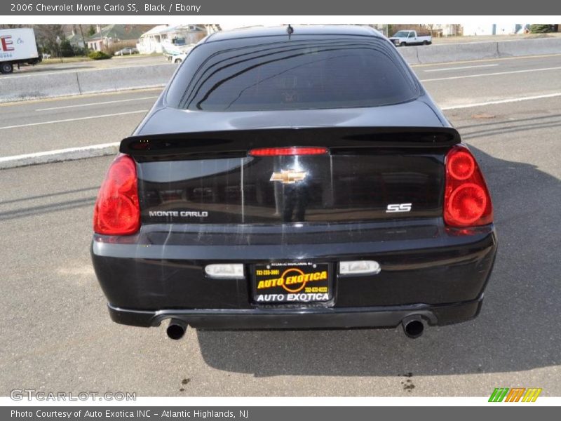 Black / Ebony 2006 Chevrolet Monte Carlo SS