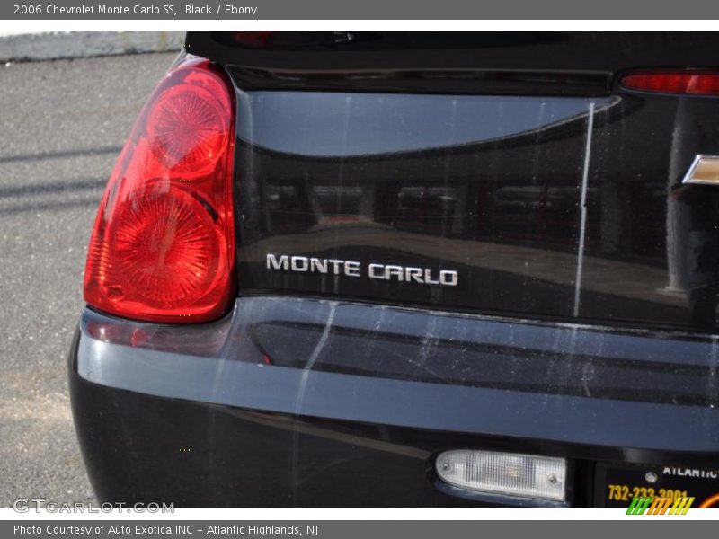 Black / Ebony 2006 Chevrolet Monte Carlo SS
