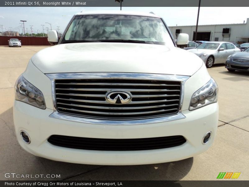 Moonlight White / Wheat 2011 Infiniti QX 56