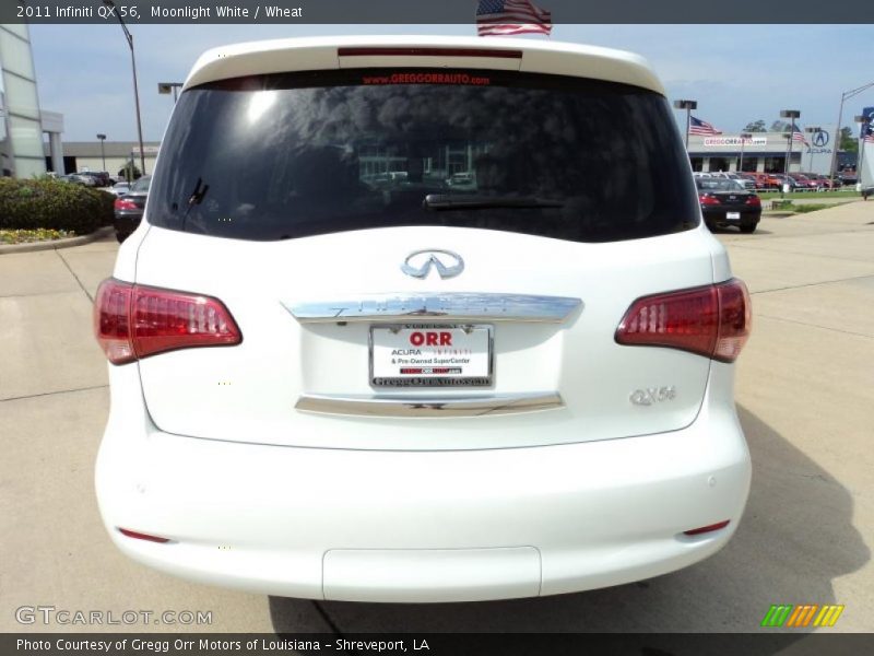 Moonlight White / Wheat 2011 Infiniti QX 56