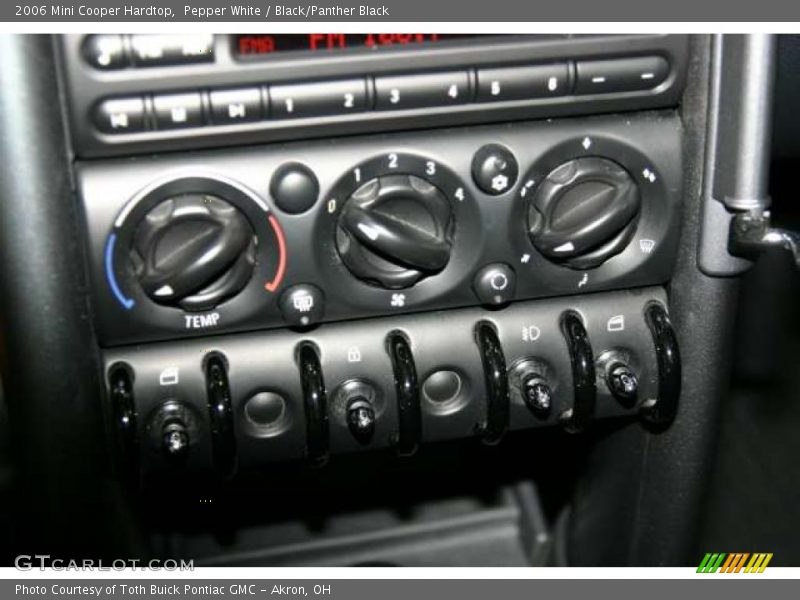 Pepper White / Black/Panther Black 2006 Mini Cooper Hardtop