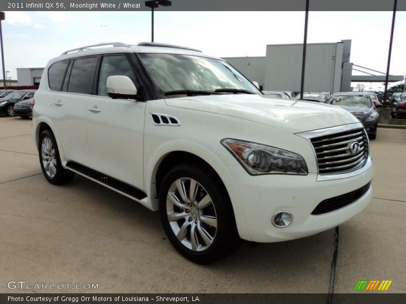 Front 3/4 View of 2011 QX 56