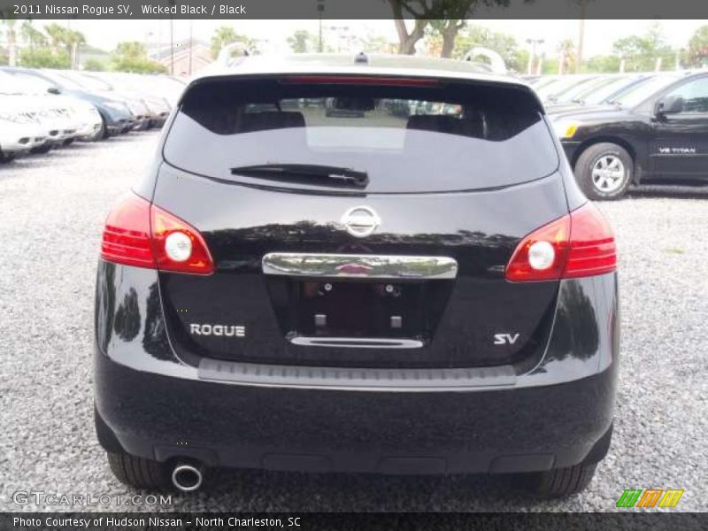 Wicked Black / Black 2011 Nissan Rogue SV