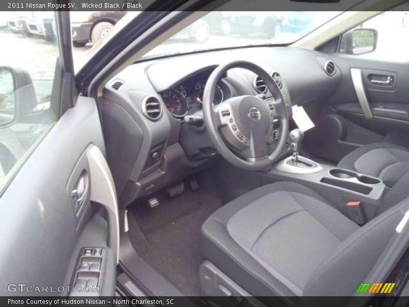 Wicked Black / Black 2011 Nissan Rogue SV