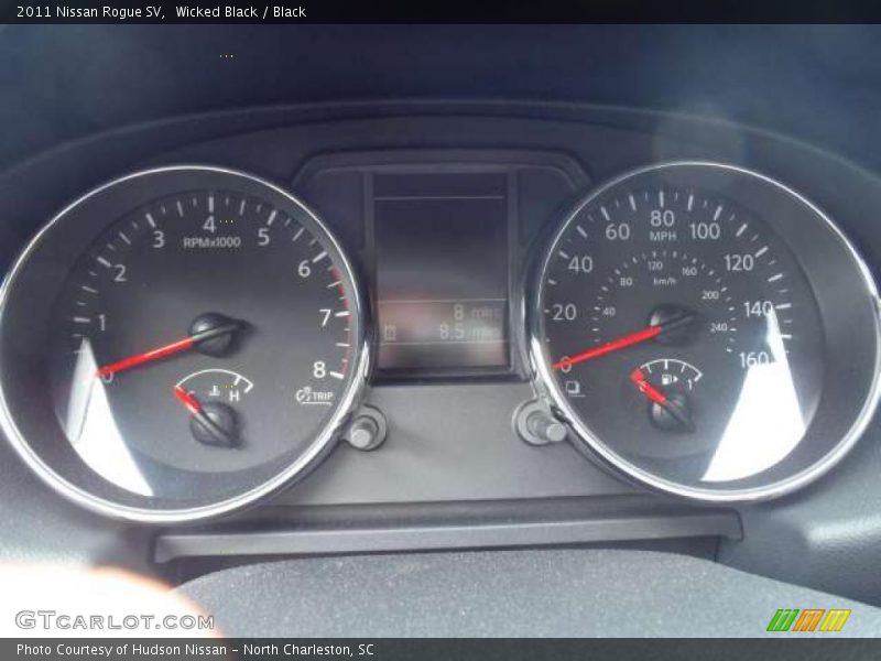 Wicked Black / Black 2011 Nissan Rogue SV