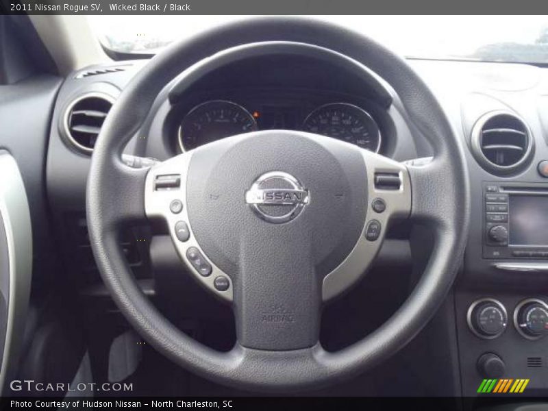 Wicked Black / Black 2011 Nissan Rogue SV