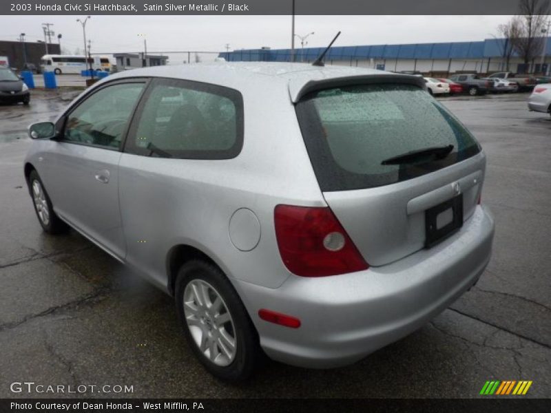 Satin Silver Metallic / Black 2003 Honda Civic Si Hatchback