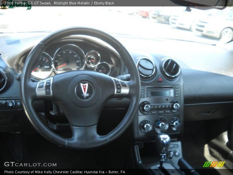 Midnight Blue Metallic / Ebony Black 2008 Pontiac G6 GT Sedan