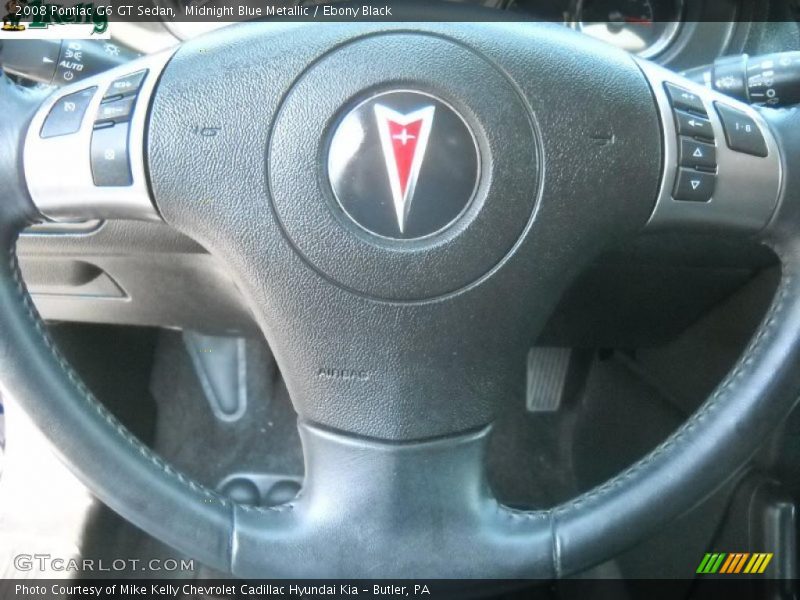 Midnight Blue Metallic / Ebony Black 2008 Pontiac G6 GT Sedan