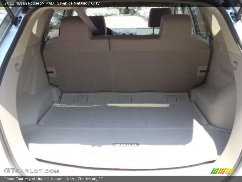 Silver Ice Metallic / Gray 2011 Nissan Rogue SV AWD