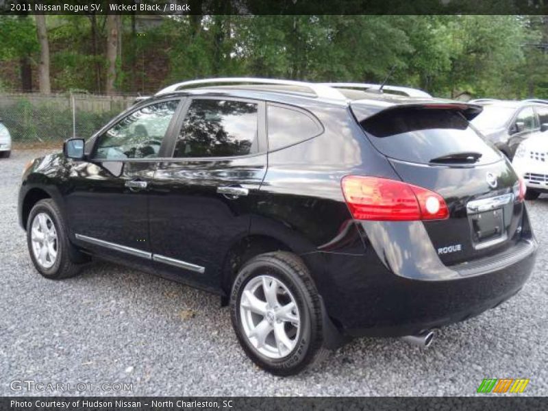Wicked Black / Black 2011 Nissan Rogue SV