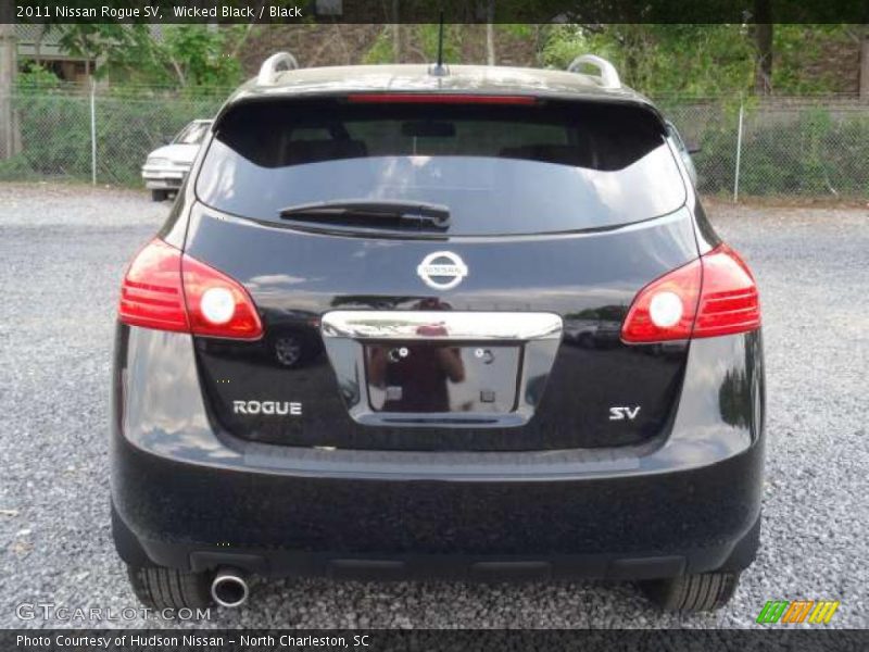 Wicked Black / Black 2011 Nissan Rogue SV