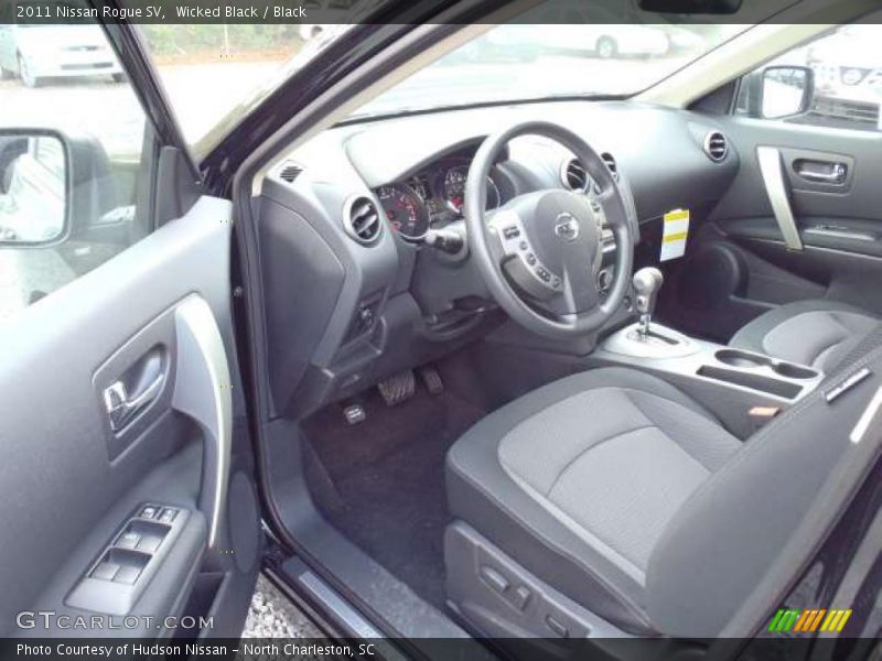Wicked Black / Black 2011 Nissan Rogue SV