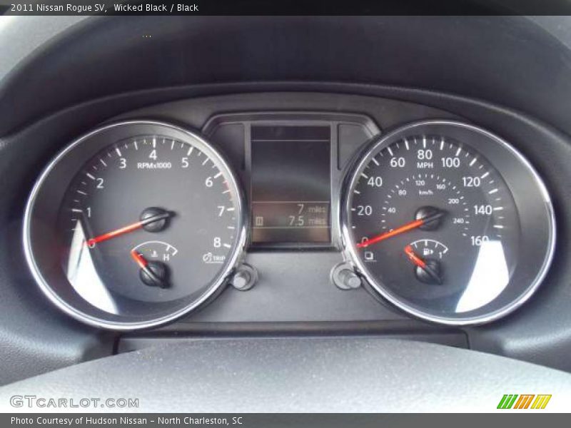 Wicked Black / Black 2011 Nissan Rogue SV