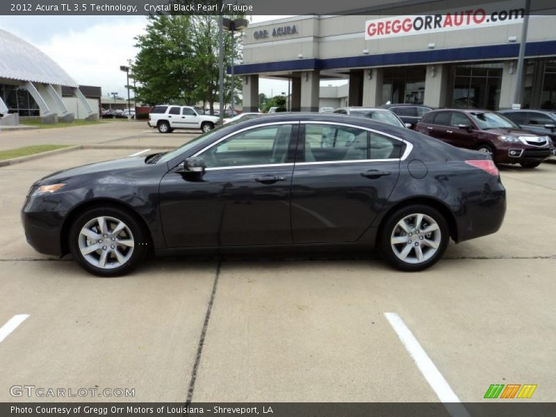 Crystal Black Pearl / Taupe 2012 Acura TL 3.5 Technology
