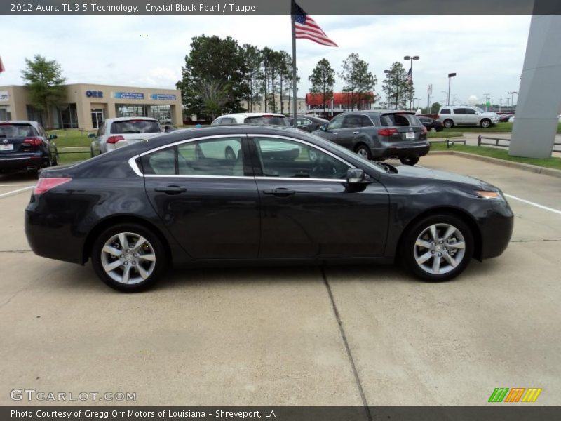 Crystal Black Pearl / Taupe 2012 Acura TL 3.5 Technology