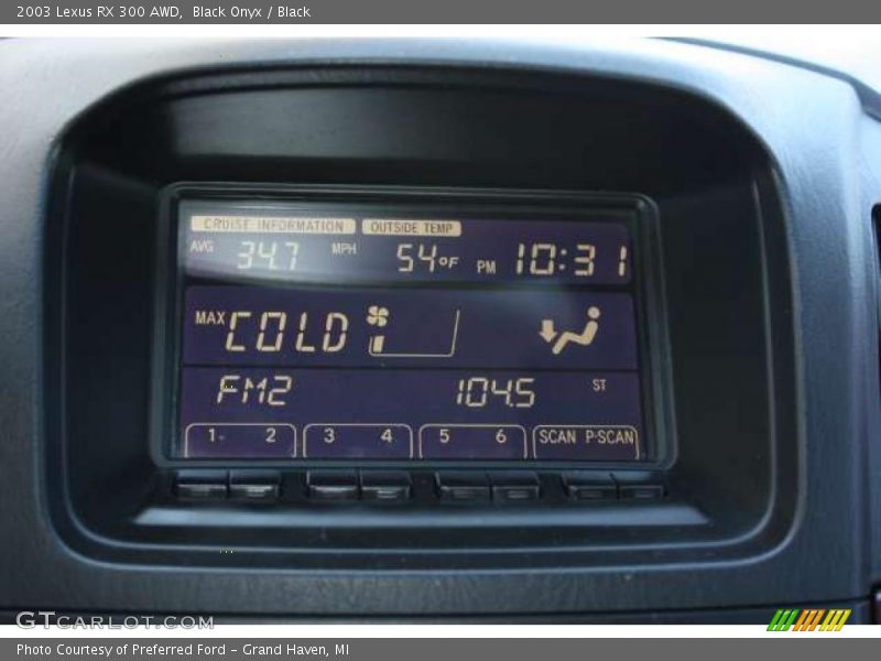 Black Onyx / Black 2003 Lexus RX 300 AWD