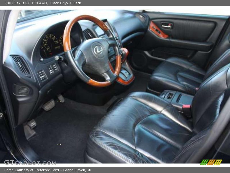 Black Onyx / Black 2003 Lexus RX 300 AWD