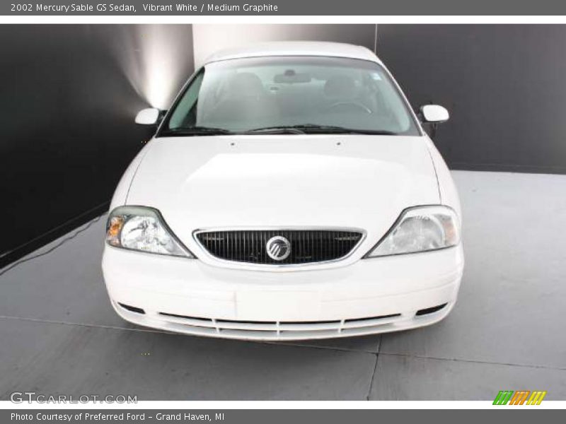 Vibrant White / Medium Graphite 2002 Mercury Sable GS Sedan