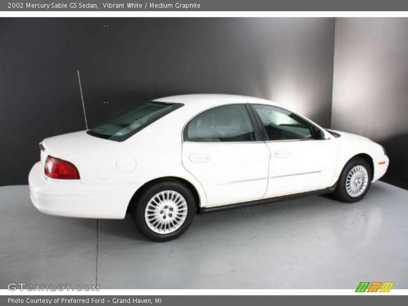 Vibrant White / Medium Graphite 2002 Mercury Sable GS Sedan