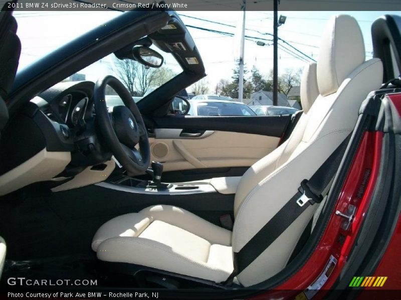 Crimson Red / Ivory White 2011 BMW Z4 sDrive35i Roadster