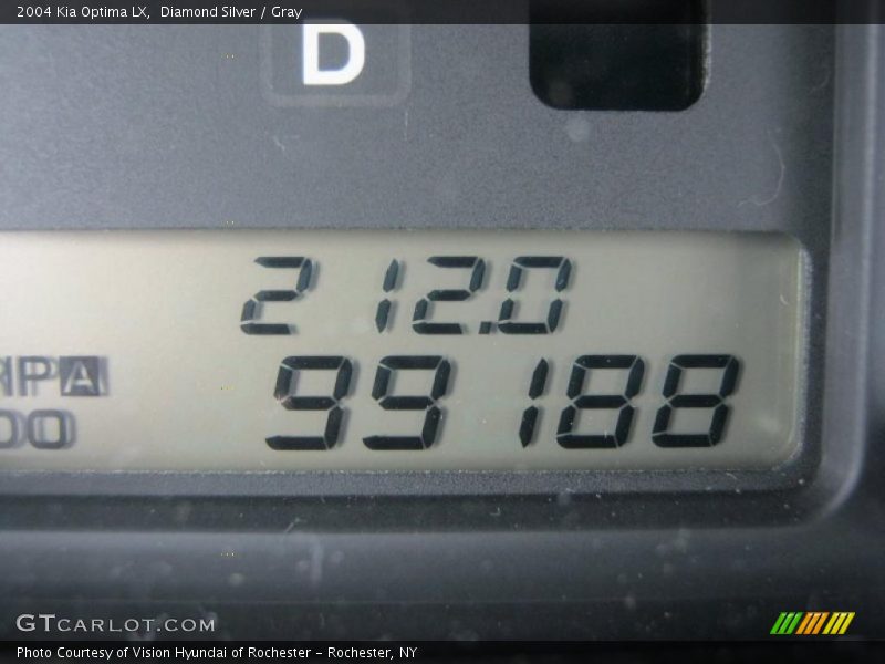 Diamond Silver / Gray 2004 Kia Optima LX
