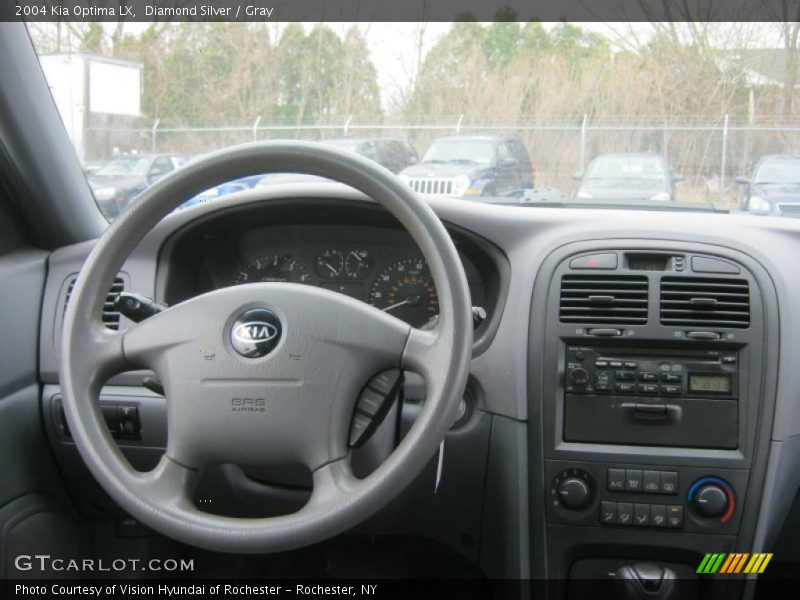 Diamond Silver / Gray 2004 Kia Optima LX