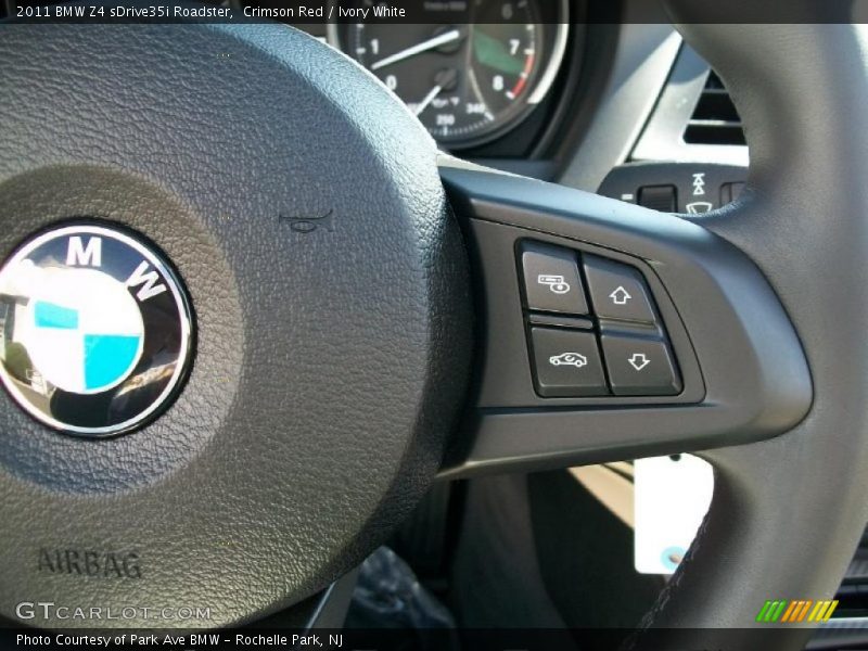 Crimson Red / Ivory White 2011 BMW Z4 sDrive35i Roadster
