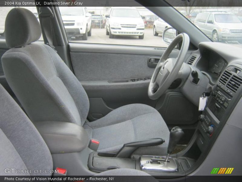 Diamond Silver / Gray 2004 Kia Optima LX
