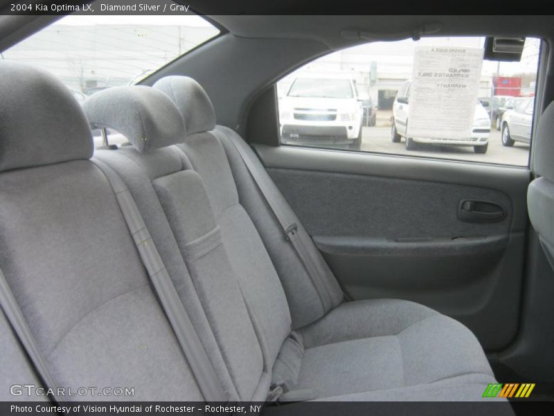 Diamond Silver / Gray 2004 Kia Optima LX