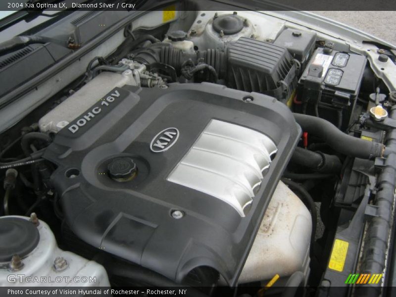Diamond Silver / Gray 2004 Kia Optima LX