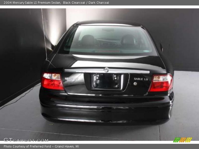 Black Clearcoat / Dark Charcoal 2004 Mercury Sable LS Premium Sedan