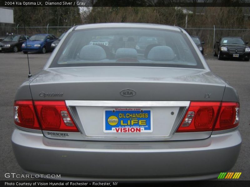 Diamond Silver / Gray 2004 Kia Optima LX