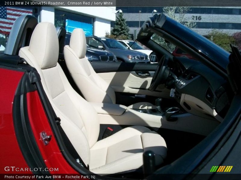 Crimson Red / Ivory White 2011 BMW Z4 sDrive35i Roadster