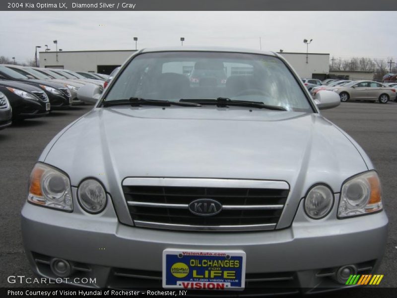 Diamond Silver / Gray 2004 Kia Optima LX