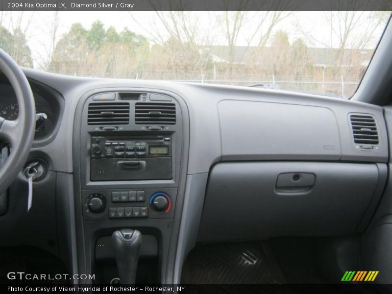 Diamond Silver / Gray 2004 Kia Optima LX
