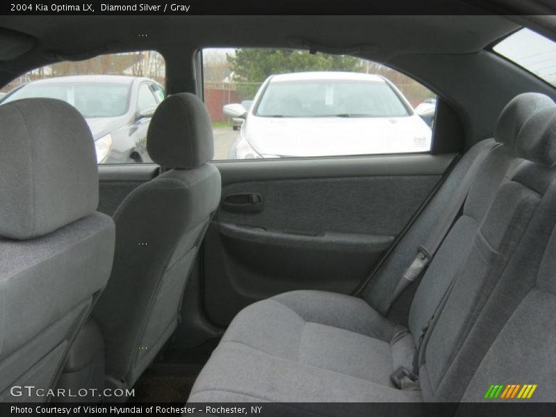 Diamond Silver / Gray 2004 Kia Optima LX