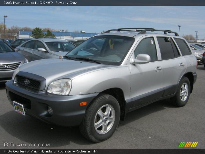 Pewter / Gray 2003 Hyundai Santa Fe GLS 4WD