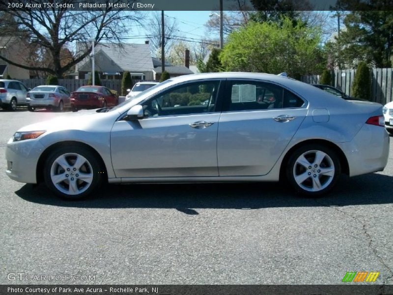 Palladium Metallic / Ebony 2009 Acura TSX Sedan