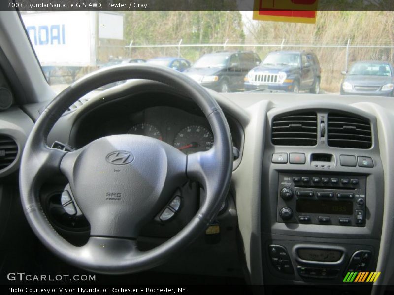 Pewter / Gray 2003 Hyundai Santa Fe GLS 4WD