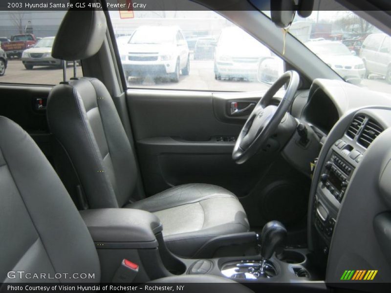 Pewter / Gray 2003 Hyundai Santa Fe GLS 4WD