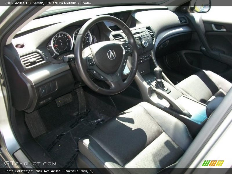 Palladium Metallic / Ebony 2009 Acura TSX Sedan